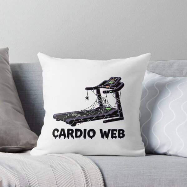 Item preview, Cardio Web Funny Spiderweb Treadmill Gym Humor Halloween Design designed and sold by Bmd4Fitness.