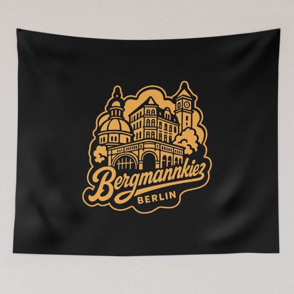 Item preview, Bergmannkiez Kreuzberg Retro City Art designed and sold by Boogosh.
