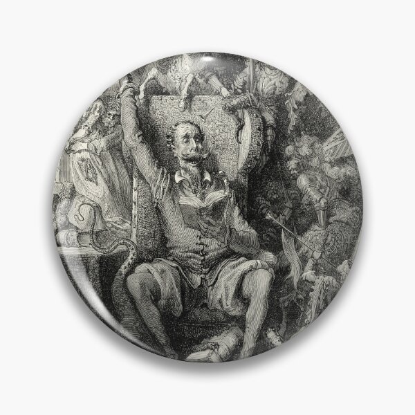 Item preview, Engraving by Gustave Doré for Miguel de Cervantes's 'Don Quixote of La Mancha' designed and sold by Filologica.