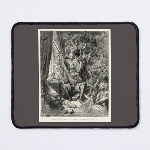 Item preview, Engraving by Gustave Doré for Miguel de Cervantes's 'Don Quixote of La Mancha' designed and sold by Filologica.