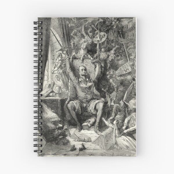 Item preview, Engraving by Gustave Doré for Miguel de Cervantes's 'Don Quixote of La Mancha' designed and sold by Filologica.