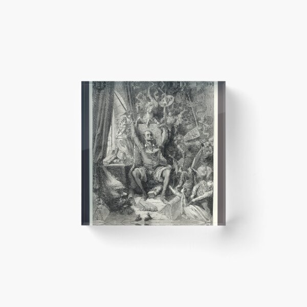 Item preview, Engraving by Gustave Doré for Miguel de Cervantes's 'Don Quixote of La Mancha' designed and sold by Filologica.