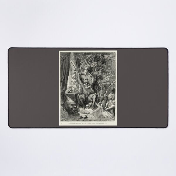 Item preview, Engraving by Gustave Doré for Miguel de Cervantes's 'Don Quixote of La Mancha' designed and sold by Filologica.