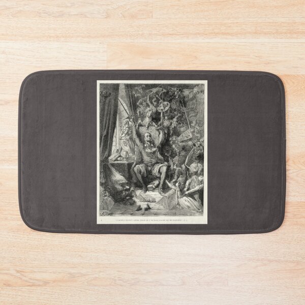 Item preview, Engraving by Gustave Doré for Miguel de Cervantes's 'Don Quixote of La Mancha' designed and sold by Filologica.