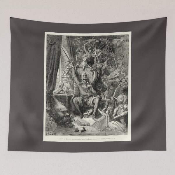 Item preview, Engraving by Gustave Doré for Miguel de Cervantes's 'Don Quixote of La Mancha' designed and sold by Filologica.