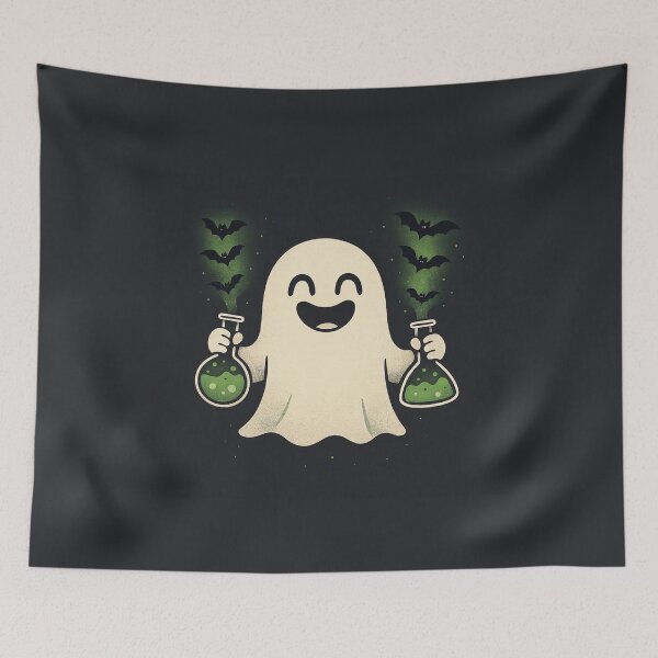 Item preview, Ghost Scientist – Happy Bat Experiment designed and sold by Meandmyshop.