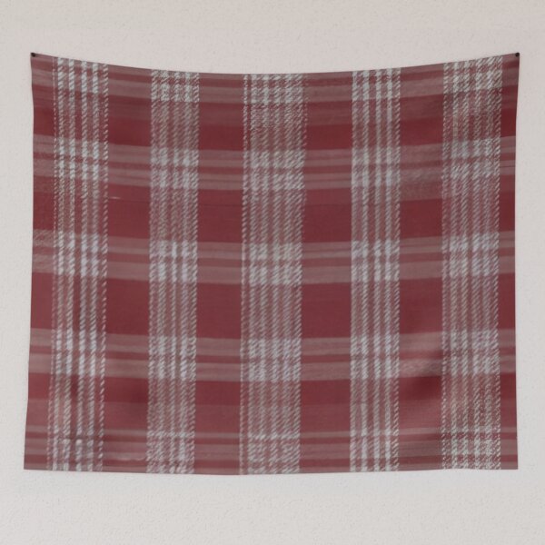 Item preview, Red and White Plaid Pattern – Classic Checkered Design with Horizontal and Vertical Lines designed and sold by Cultradesign.