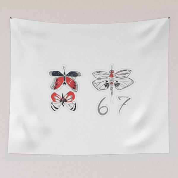 Item preview, butterflies and dragonflies designed and sold by Ateliê dos Naipes .