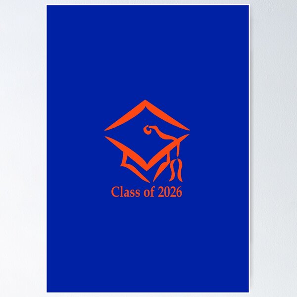 Item preview, Class of 2026 Royal Blue and Orange designed and sold by ZaryaParx.
