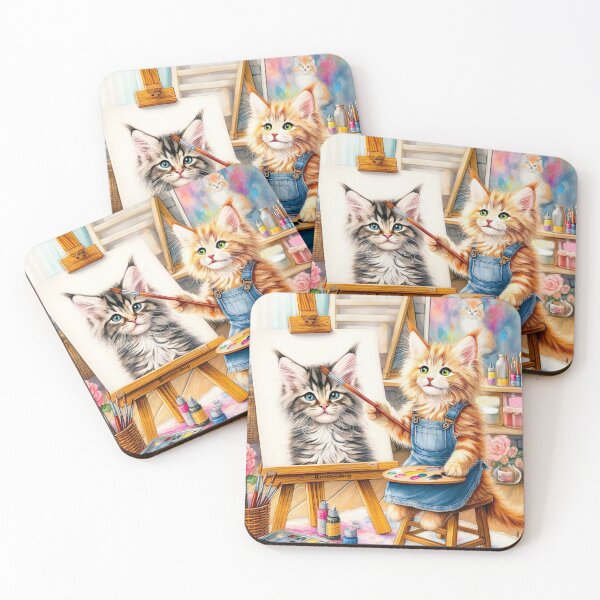 Item preview, Maine Coon Artist designed and sold by rmoneeshop.