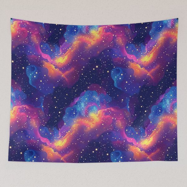 Item preview, Vibrant Cosmic Nebula Galaxy Pattern designed and sold by MySignatureItems.