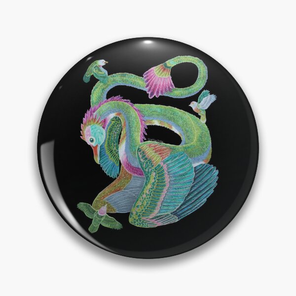 Item preview, Fruit dove dragon in colored pencil designed and sold by WolfRaven Creations.