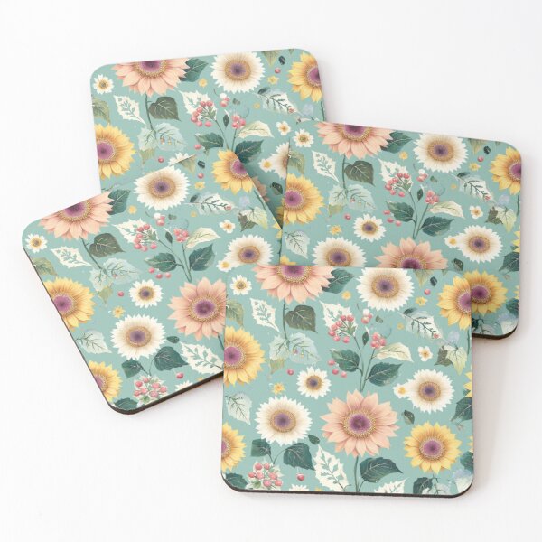 Item preview,  Vintage style  sunflowers designed and sold by Nice-patterns.
