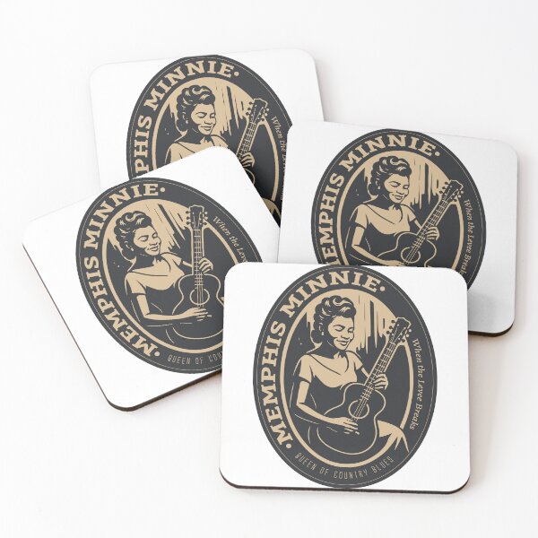 Item preview, Memphis Minnie Blues Guitar Icon designed and sold by Boogosh.