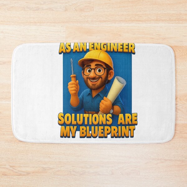 Item preview, As an Engineer, Solutions Are My Blueprint — Motivational Engineering Quote designed and sold by GogoVibes.