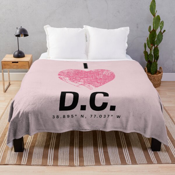 Item preview, I Love D.C. Washington City Minimalist Map designed and sold by NosandEdgy.