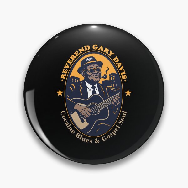 Item preview, Reverend Gary Davis blues guitar tribute designed and sold by Boogosh.