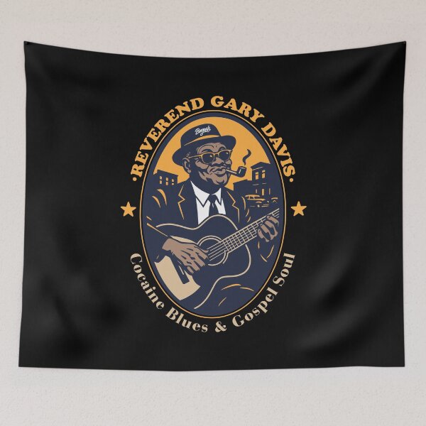 Item preview, Reverend Gary Davis blues guitar tribute designed and sold by Boogosh.