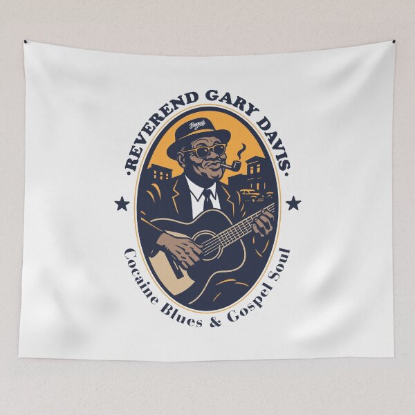 Item preview, Reverend Gary Davis Piedmont blues art designed and sold by Boogosh.
