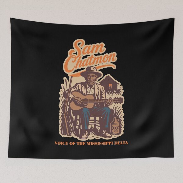 Item preview, Sam Chatmon Mississippi blues art designed and sold by Boogosh.