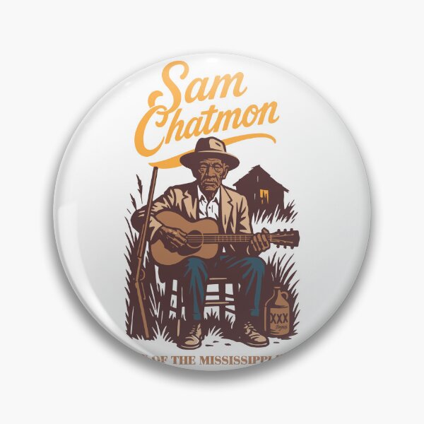 Item preview, Sam Chatmon delta blues tribute designed and sold by Boogosh.
