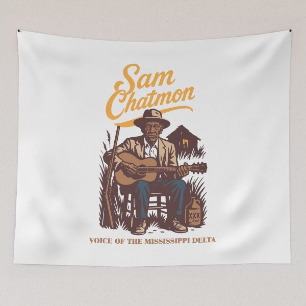 Item preview, Sam Chatmon delta blues tribute designed and sold by Boogosh.