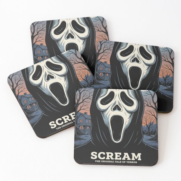 Item preview, Scream – Reimagined Ghostface Horror Movie Poster designed and sold by Art's Diner.