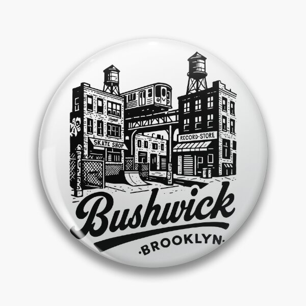 Item preview, Bushwick Brooklyn skyline tribute designed and sold by Boogosh.