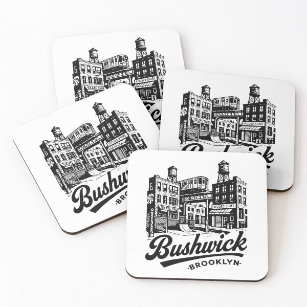 Item preview, Bushwick Brooklyn skyline tribute designed and sold by Boogosh.