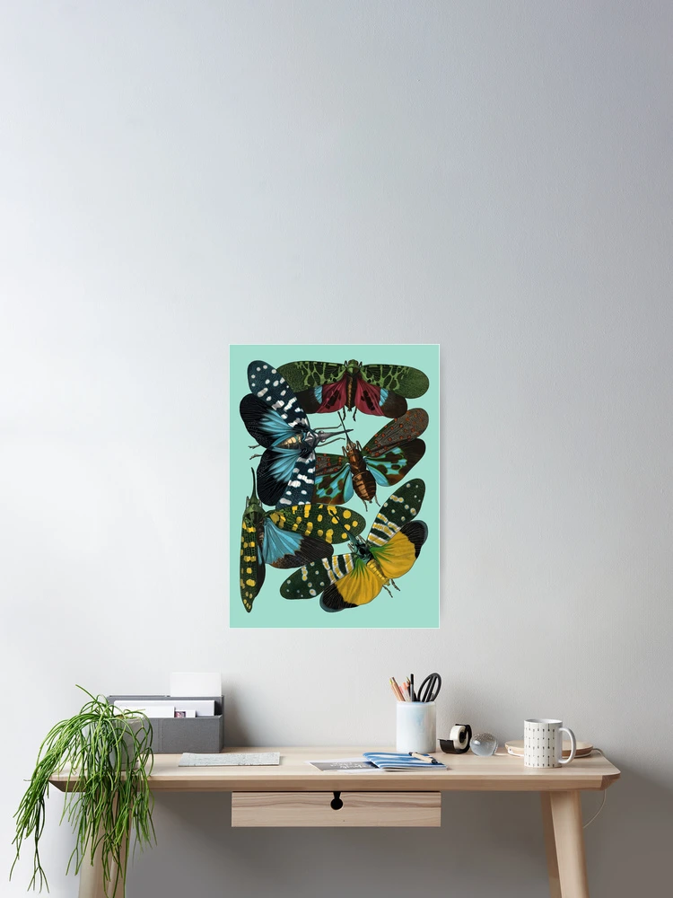 Thumbnail 2 of 3, Poster, Colorful Insects designed and sold by Tridentulus.
