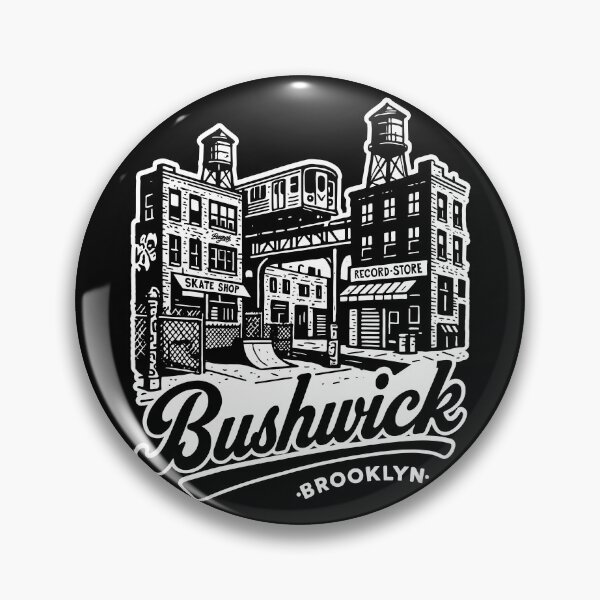 Item preview, Bushwick vintage skyline artwork designed and sold by Boogosh.