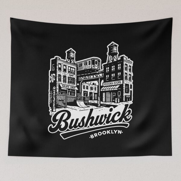 Item preview, Bushwick vintage skyline artwork designed and sold by Boogosh.