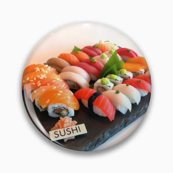 Item preview, Fresh Sushi Platter Delight designed and sold by CTM ArtStudio.