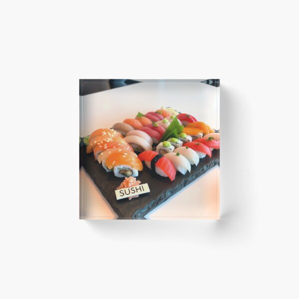 Item preview, Fresh Sushi Platter Delight designed and sold by CTM ArtStudio.