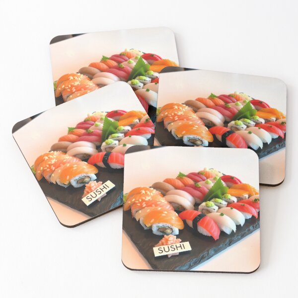 Item preview, Fresh Sushi Platter Delight designed and sold by CTM ArtStudio.