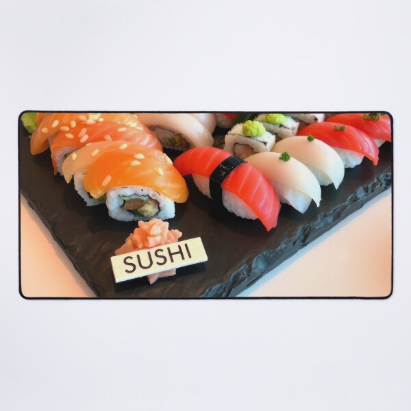 Item preview, Fresh Sushi Platter Delight designed and sold by CTM ArtStudio.