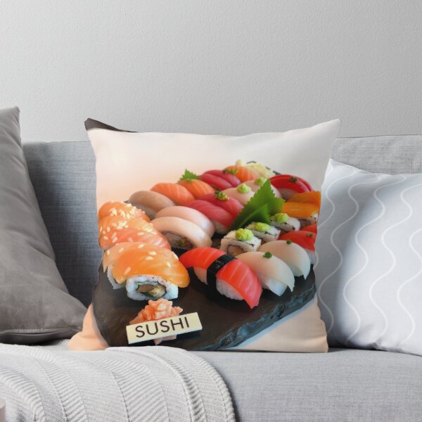 Item preview, Fresh Sushi Platter Delight designed and sold by CTM ArtStudio.
