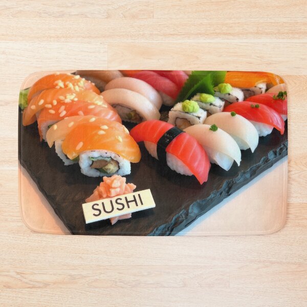 Item preview, Fresh Sushi Platter Delight designed and sold by CTM ArtStudio.