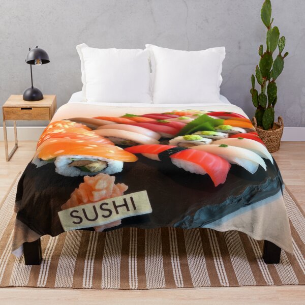 Item preview, Fresh Sushi Platter Delight designed and sold by CTM ArtStudio.