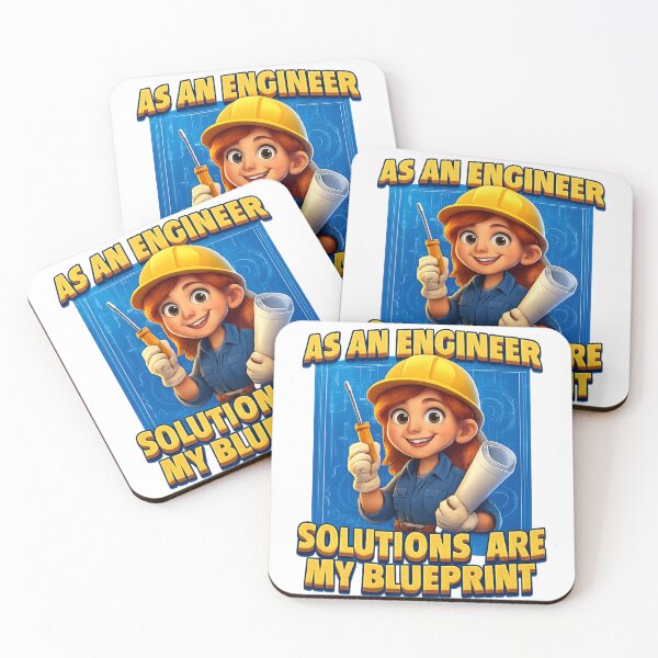 Item preview, As an Engineer, Solutions Are My Blueprint — Female Engineer Motivational Design designed and sold by GogoVibes.