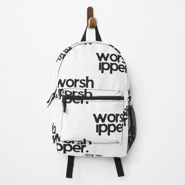 Item preview, "Worshipper" -Faith Confession (Black text typography design) designed and sold by LightLifeELE.
