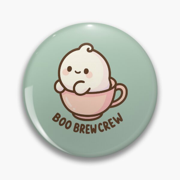 Item preview, Cute Ghost in Teacup – Halloween Coffee Lover Gift designed and sold by kakaworld.