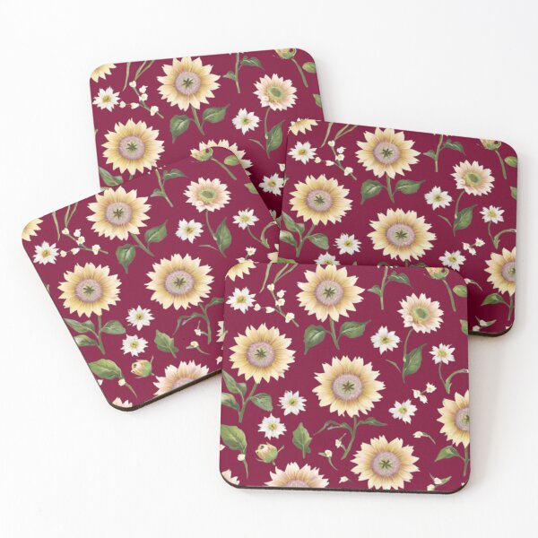 Item preview,  Vintage style  sunflowers designed and sold by Nice-patterns.