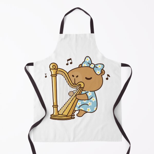 Item preview, Capybara play Harp designed and sold by holywarter.