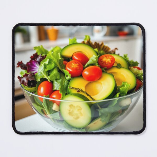 Item preview, Healthy Salad Bowl Greens designed and sold by CTM ArtStudio.