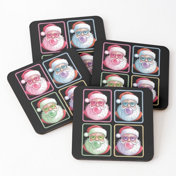 Item preview, Santa Blowing Bubble Gum Pop Art Sunglasses Christmas designed and sold by AmparoBoyle.