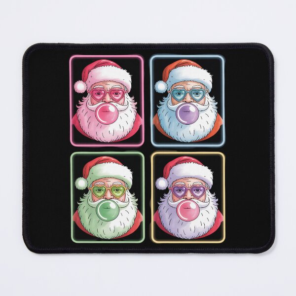 Item preview, Santa Blowing Bubble Gum Pop Art Sunglasses Christmas designed and sold by AmparoBoyle.