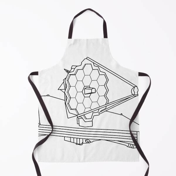 Item preview, James Webb Space Telescope - Black Outline designed and sold by anne-dromeda.