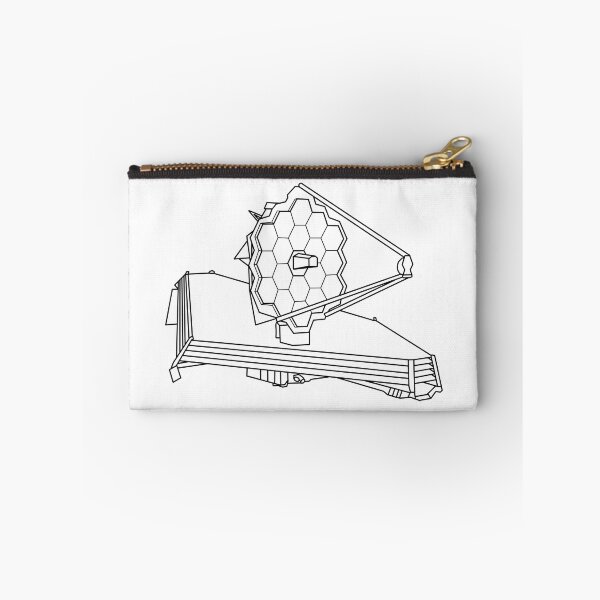 Item preview, James Webb Space Telescope - Black Outline designed and sold by anne-dromeda.
