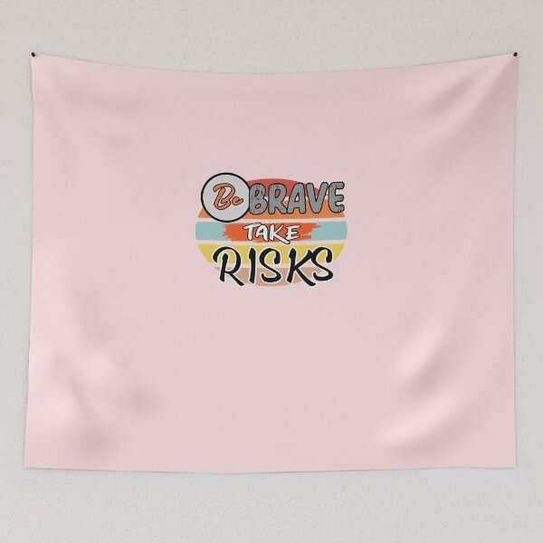 Item preview, Be-Brave-Take-Risk-Positive-Quote designed and sold by MudawaBenchabla.